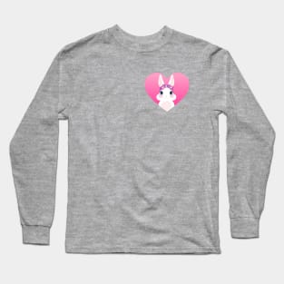 Bunny Rabbit Cute flower Long Sleeve T-Shirt